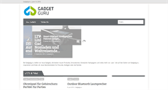 Desktop Screenshot of gadgetguru.de